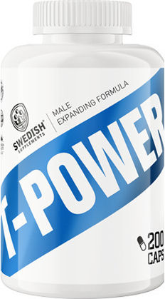 Swedish Supplements T- Power Συμπλήρωμα για Προπόνηση & Ενίσχυση της Τεστοστερόνης 200 κάψουλες