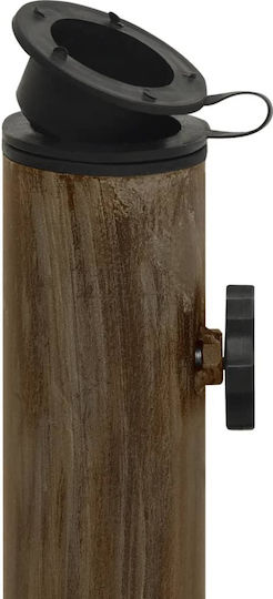 vidaXL Umbrella Stand made of Cast Iron Coffee 44x44x31cm