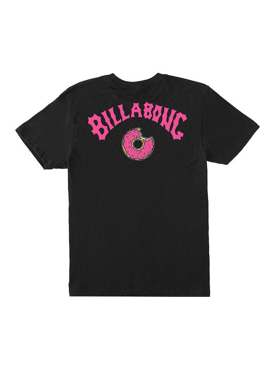 Billabong Simpsons Donut T-shirt σε Μαύρο χρώμα