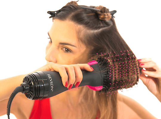 Revlon One-Step Volumiser Ceramic Electric Brush with Air for Straightening 1100W