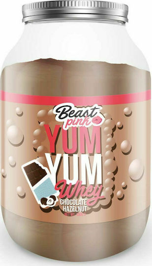 Beast Pink Yum Yum Whey Суроватъчен протеин с вкус Шоколад с лешници 1kg