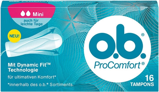 O.B. ProComfort Dynamic Fit Tampons for Light Flow 16pcs