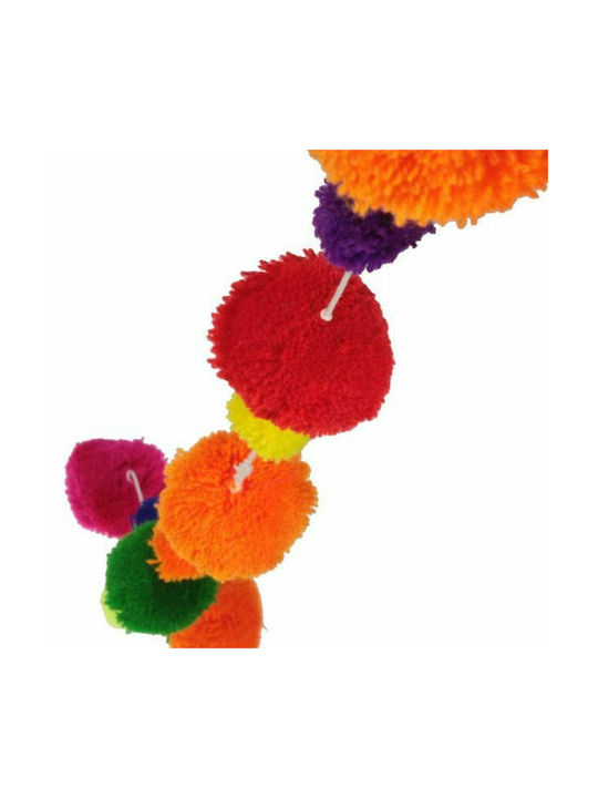 Synchronia Decorativ de Perete Ghirlandă Pom Pom 210cm