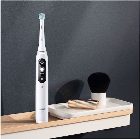 Oral-B iO Series 6 Electric Toothbrush with Pressure Sensor and Travel Case White