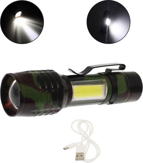 X-Balog Επαναφορτιζόμενος Φακός LED IP44 Διπλής Λειτουργίας BL-512M