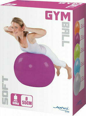 John Pilates Ball 55cm Pink