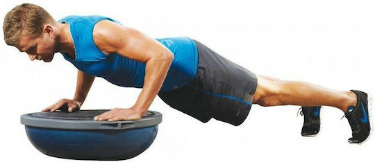 Bosu Pro Balance Trainer Balance Ball Black x65x25.4cm with Diameter 65cm