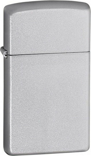 Zippo Αναπτήρας Flamme Winddicht in Silber Farbe Slim