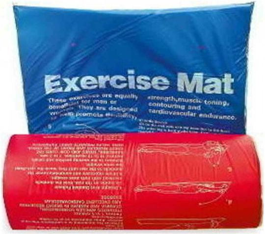 Athlopaidia Fitnessmatte Pilates Red/Blue (180x60x2.5cm)