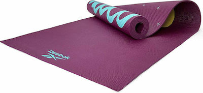 Reebok Στρώμα Γυμναστικής Yoga/Pilates Μωβ (173x61x0.4cm)