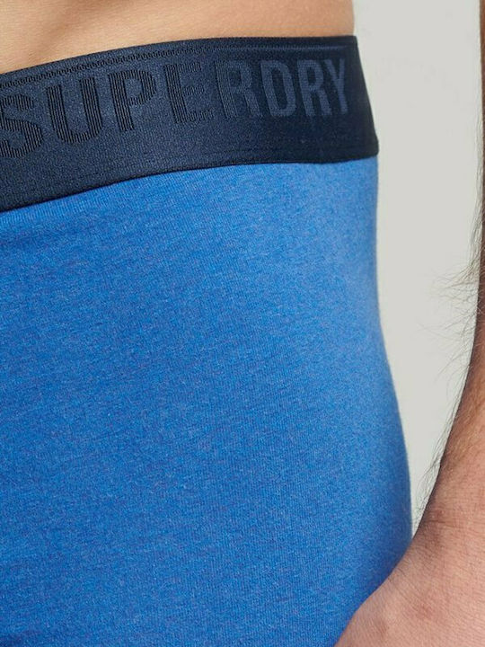 D1 Trunk Multi Triple Pack Men's Boxers Blue 3Pack