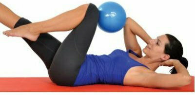 Mambo Max Soft Mini Ball Pilates 26cm , 2.05kg in Blau Farbe