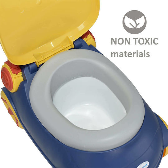 Bebe Stars Car Potty Car with Lid Blue