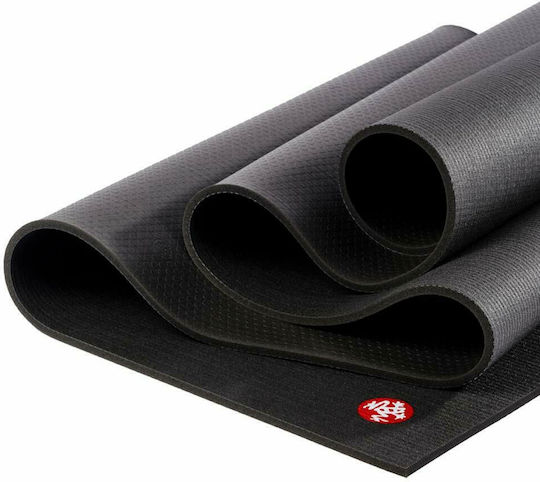 Manduka Pro Στρώμα Γυμναστικής Yoga Μαύρο (180x66x0.6cm)