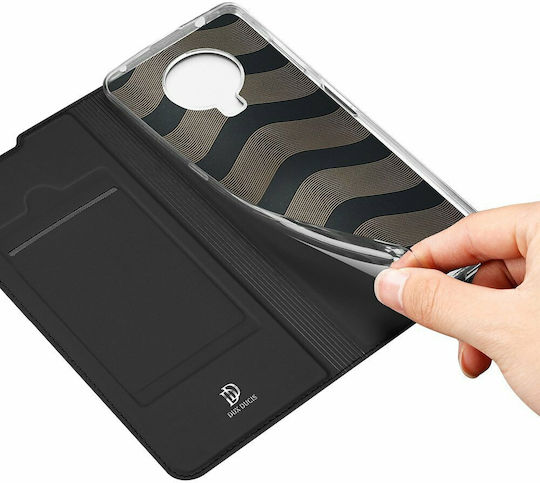 Dux Ducis Skin Pro Buchen Sie Synthetisches Leder Schwarz (Nokia G20)