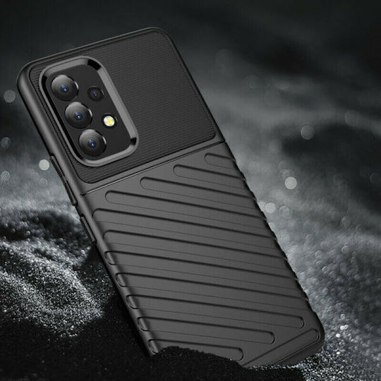 Hurtel Thunder Back Cover Σιλικόνης Μαύρο (Galaxy A53)