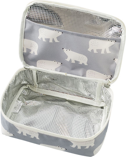 Fresk Pet Polar School Insulated Hand Lunch Bag Gray