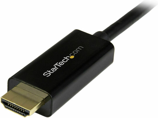 StarTech Cablu DisplayPort - HDMI de sex masculin 2m Negru (DP2HDMM2MB)