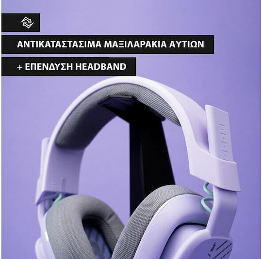 Astro A10 Gen. 2 Over Ear Gaming Headset with Connection 3.5mm Purple