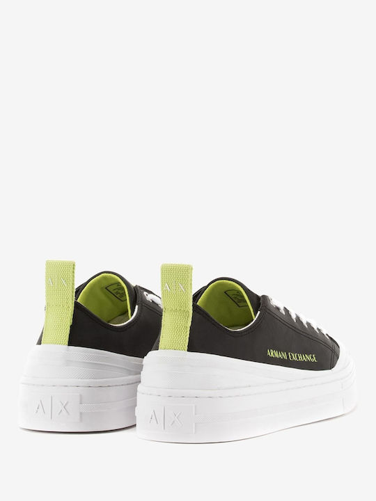 Damen Flatforms Sneakers Schwarz