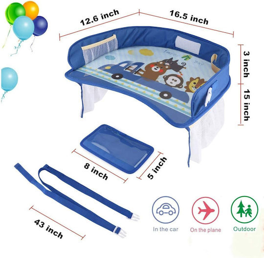 Kids Snack & Play Car Tray Erlsig Blue