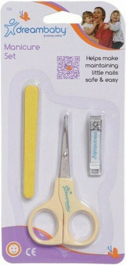Dreambaby Baby Nail Care Set Yellow 3 Pieces