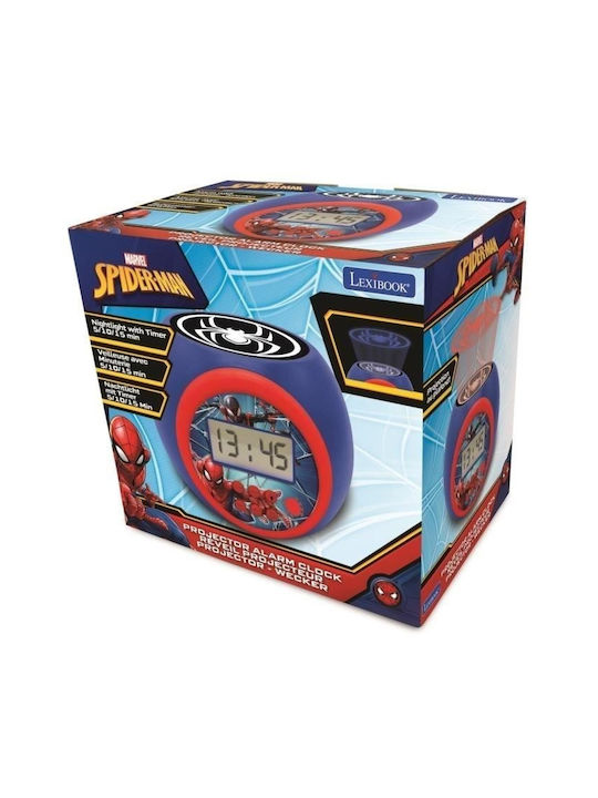 Lexibook Spiderman Blue Desktop Clock