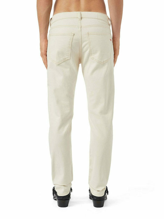 Diesel D-Strukt Men's Jeans Pants in Slim Fit Beige