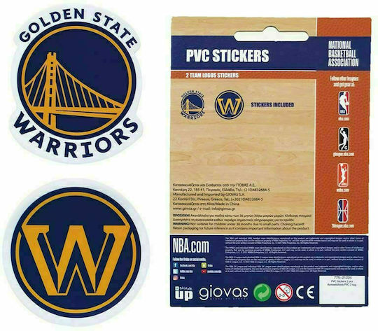 Back Me Up Αυτοκόλλητα NBA Golden State Warriors 2τμχ