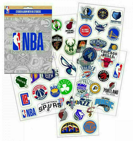 Back Me Up Αυτοκόλλητα NBA 80τμχ