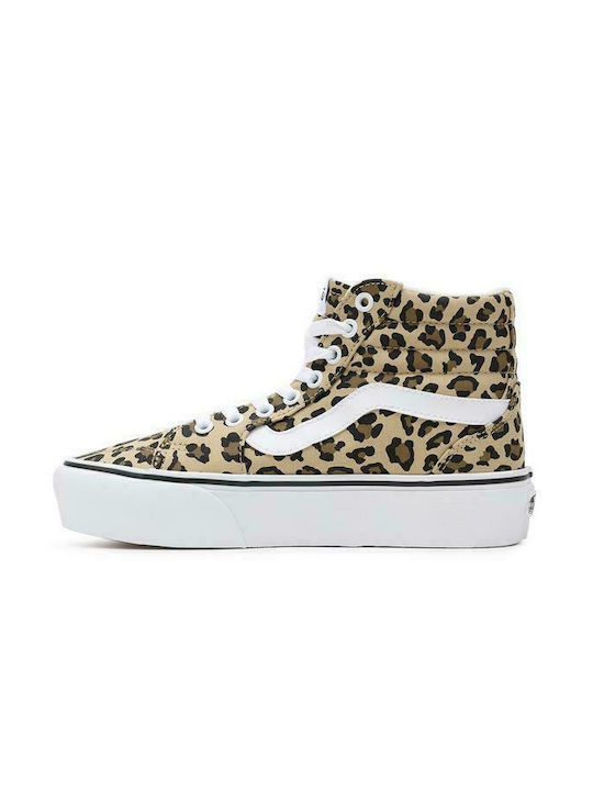 Vans Filmore Hi Femei Flatforms Sneakers Maro