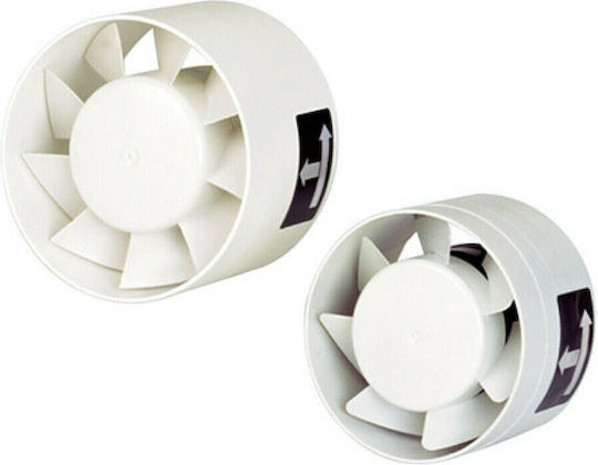 S&P TDM-300 Ventilator Bathroom 150mm White