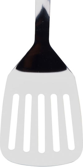 Bergner Gizmo Σπάτουλα Σερβιρίσματος Τρυπητή από Μέταλλο Ασημί 35cm