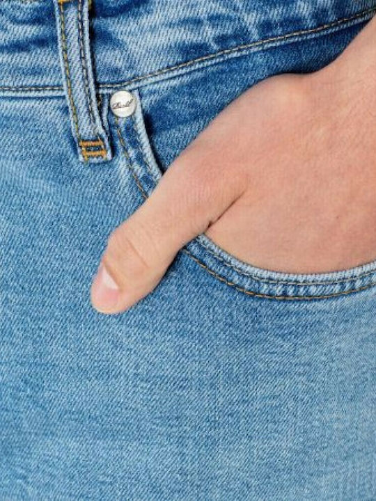 Barfly Herren Jeanshose Elastisch Blau