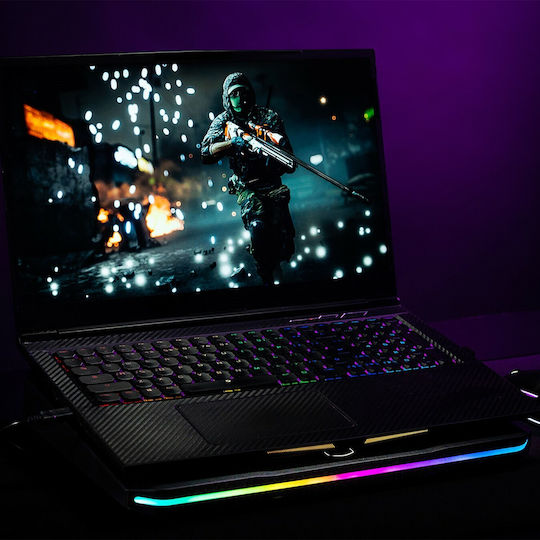 CoolerMaster NotePal X150 Spectrum Cooling Pad για Laptop έως 17" με 1 Ανεμιστήρα και Φωτισμό