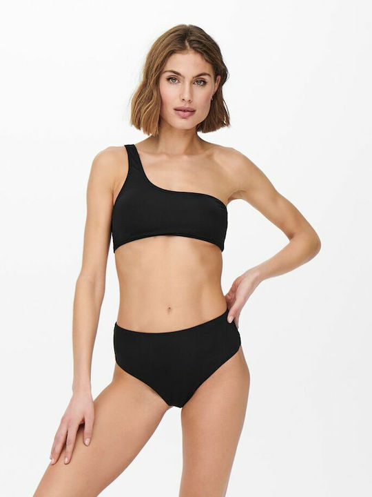 Bikini Slip Ψηλόμεσο Μαύρο