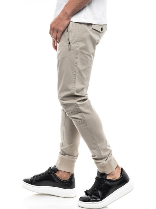 Trousers Chino Elastic Beige