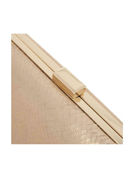 Γυναικείο Clutch Ροζ Χρυσό