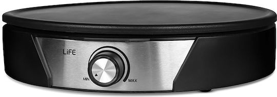 Life Mykrepa Κρεπιέρα 37cm Μαύρη 1500W