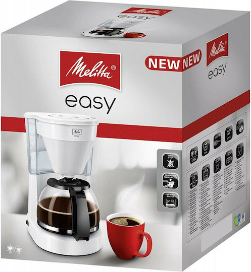 Melitta Easy II Filter Coffee Machine 1050W White