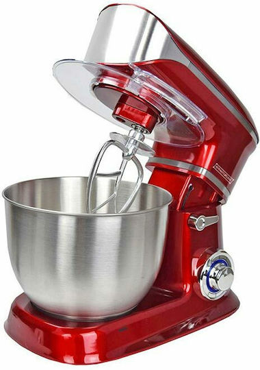 Royalty Line Κουζινομηχανή 1900W με Ανοξείδωτο Κάδο 6.5lt Red
