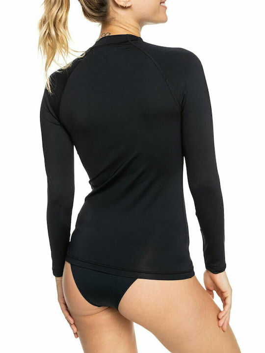 Roxy Whole Hearted Women's Long Sleeve Sun Protection Shirt Black
