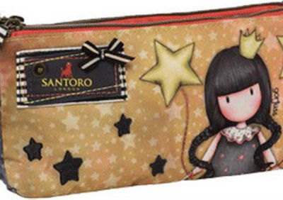 Santoro Gorjuss Universe Pencil Case with 1 Compartment Yellow