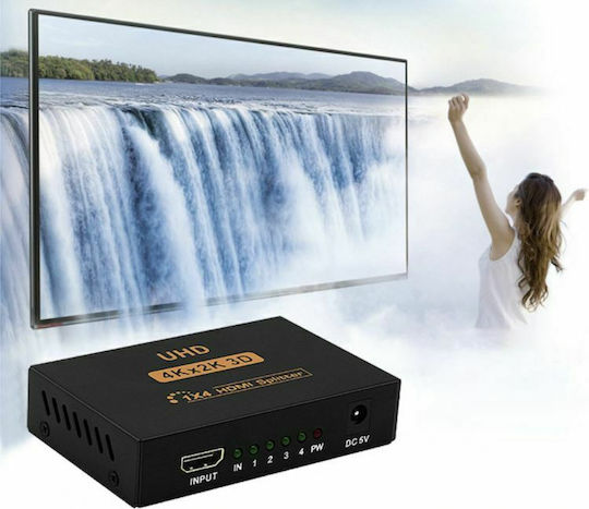 ATC 1 In / 4 Out 4K 2K HDMI Splitter 02.001.0087