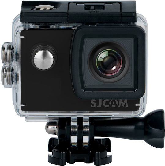 SJ4000 1080P Action Camera HD (720p) Υποβρύχια (με Θήκη) με Οθόνη 1.5" και Wi-Fi Μαύρη