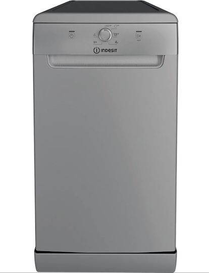 Indesit Ελεύθερο Πλυντήριο Πιάτων για 10 Σερβίτσια Aqua Stop Π45xY85εκ. Inox