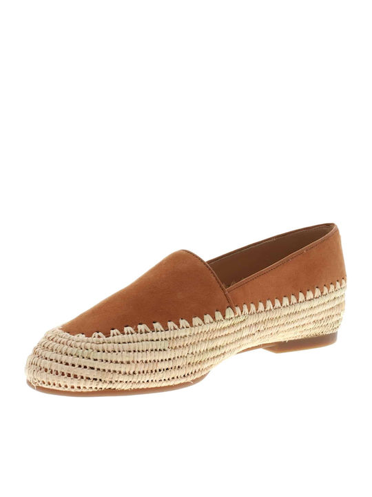 Bahia Women's Suede Espadrilles Tabac Brown