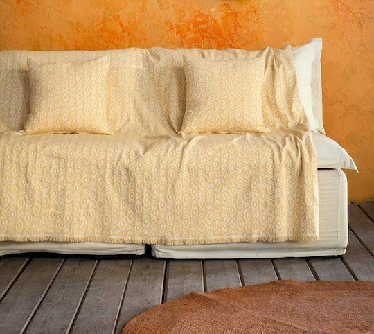 Nima Nais Ριχτάρι Τριθέσιου Καναπέ Ζακάρ 180x300εκ. Yellow 29826 Nima Nais Ριχτάρι Τριθέσιου Καναπέ Ζακάρ 180x300εκ. Yellow 29826