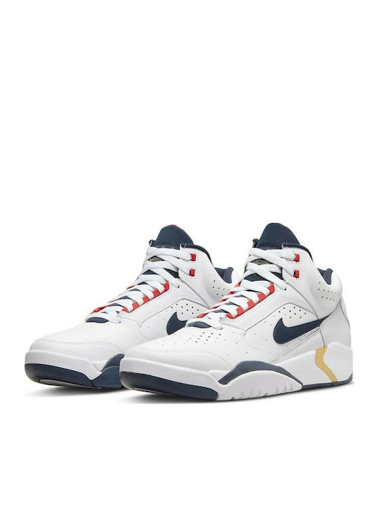 Flight Lite Mid Ανδρικά Μποτάκια White / Midnight Navy