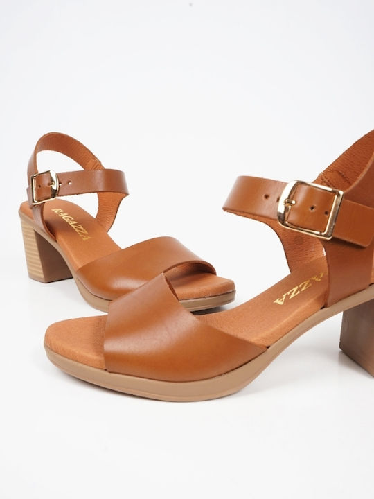 Leather Sandals Dark Brown